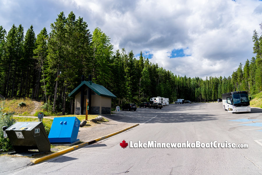 Parking Area at Lake Minnewanka