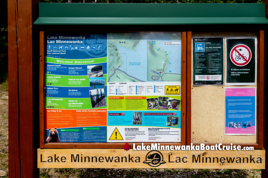 Lake Minnewanka Bulletin Board