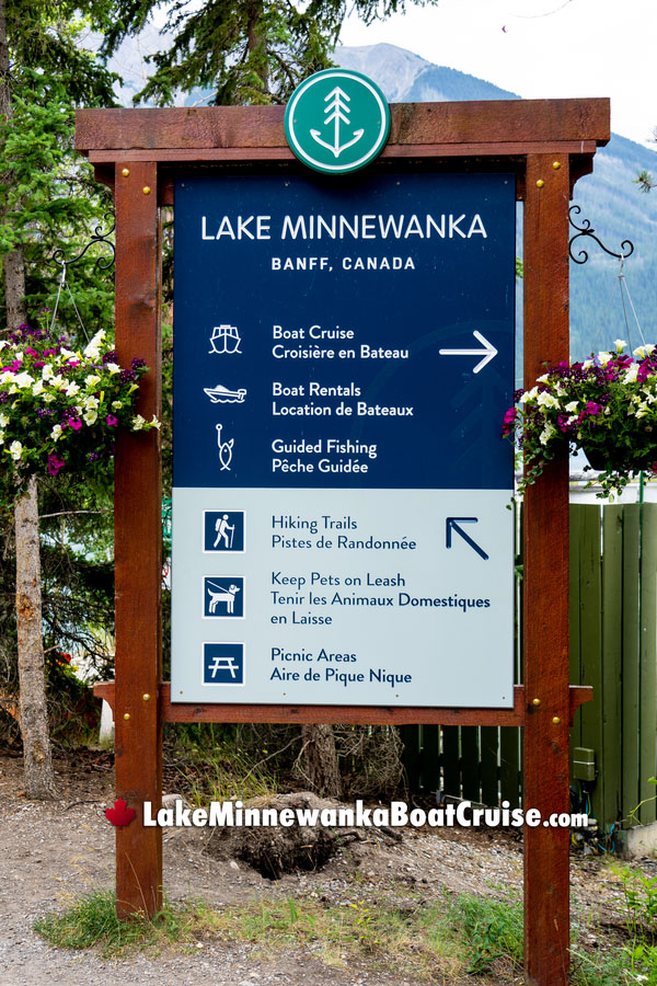 Welcome To Lake Minnewanka Banff Canada