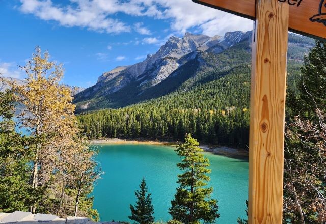 Canoeing Lake Minnewanka